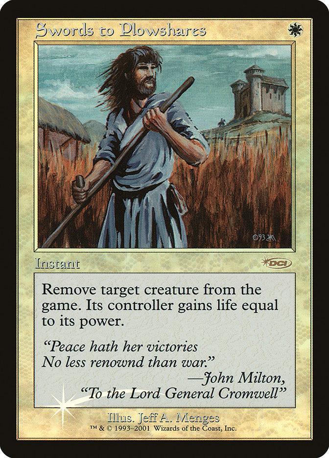 Magic: The Gathering MTG Single Swords to Plowshares [Friday Night Magic 2001]