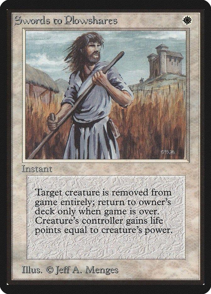 Magic: The Gathering MTG Single Swords to Plowshares [Limited Edition Beta]