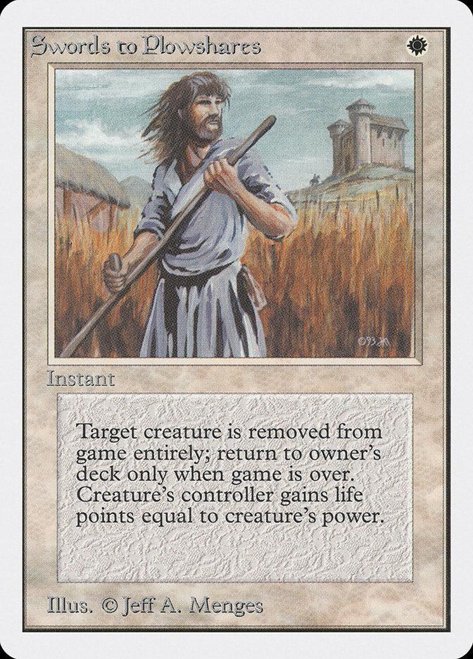 Magic: The Gathering MTG Single Swords to Plowshares [Unlimited Edition]