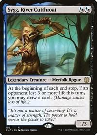 Magic: The Gathering MTG Single Sygg, River Cutthroat [Zendikar Rising Commander]