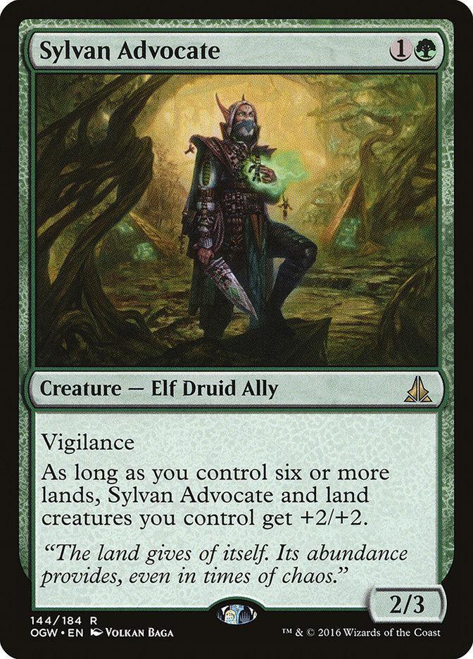 Magic: The Gathering MTG Single Sylvan Advocate [Oath of the Gatewatch]