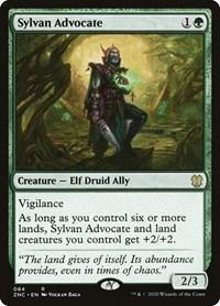 Magic: The Gathering MTG Single Sylvan Advocate [Zendikar Rising Commander]
