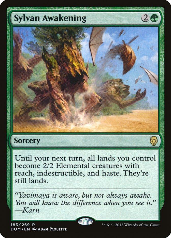 Magic: The Gathering MTG Single Sylvan Awakening [Dominaria]