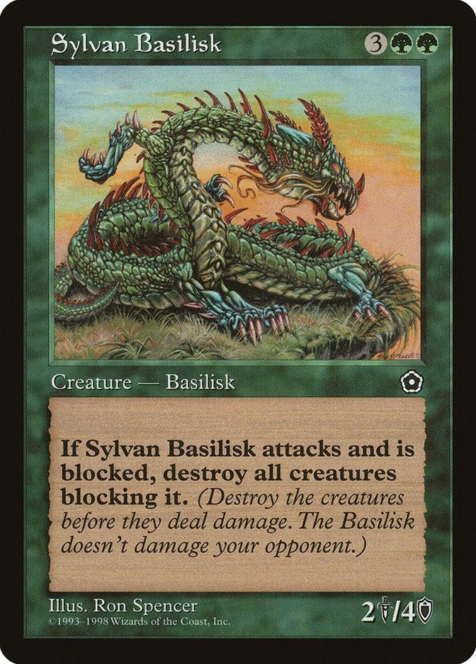 Magic: The Gathering MTG Single Sylvan Basilisk [Portal Second Age]