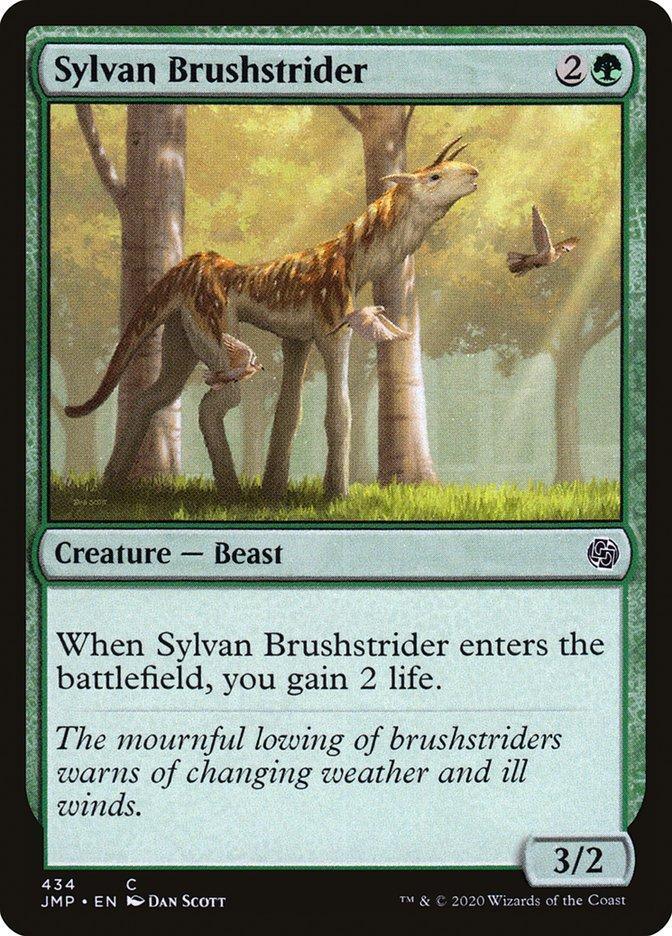 Magic: The Gathering MTG Single Sylvan Brushstrider [Jumpstart]