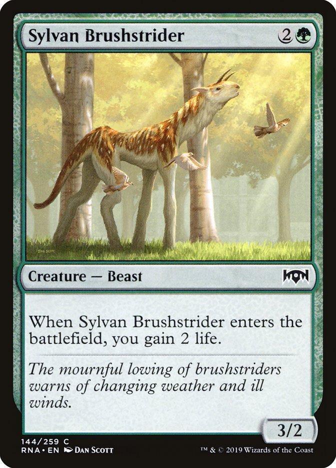 Magic: The Gathering MTG Single Sylvan Brushstrider [Ravnica Allegiance]