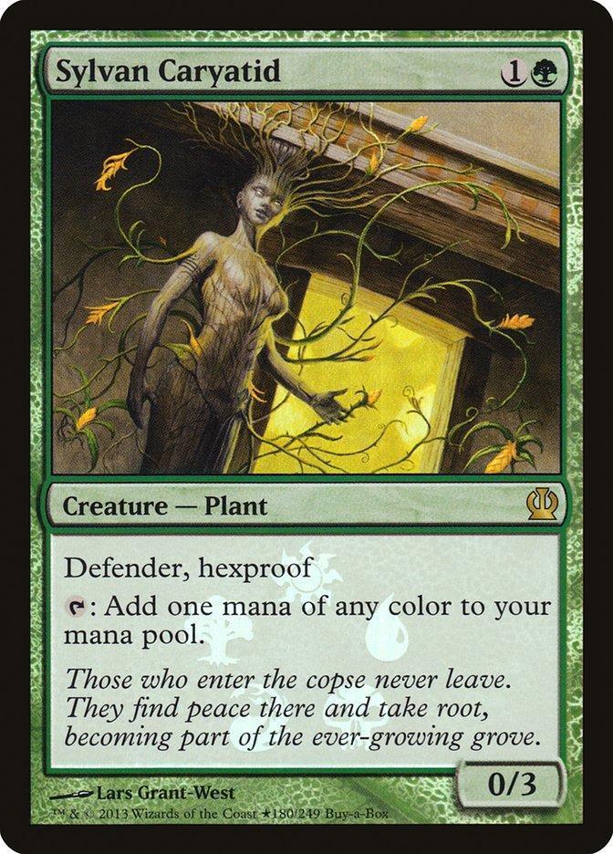 Magic: The Gathering MTG Single Sylvan Caryatid (Buy-A-Box) [Theros Promos]