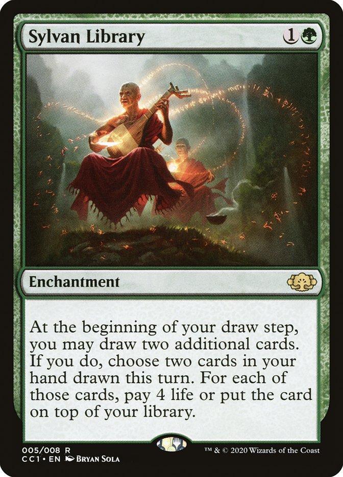 Magic: The Gathering MTG Single Sylvan Library [Commander Collection Green]