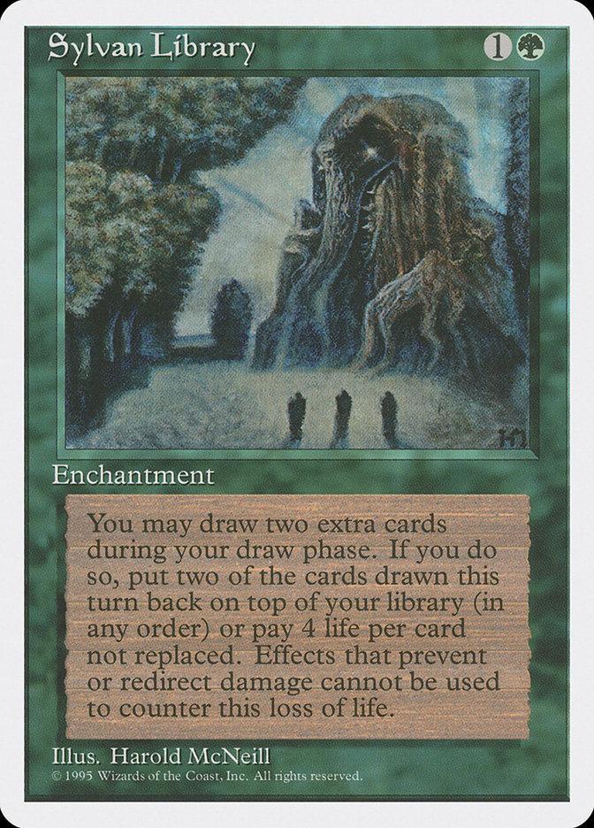 Magic: The Gathering MTG Single Sylvan Library [Fourth Edition]