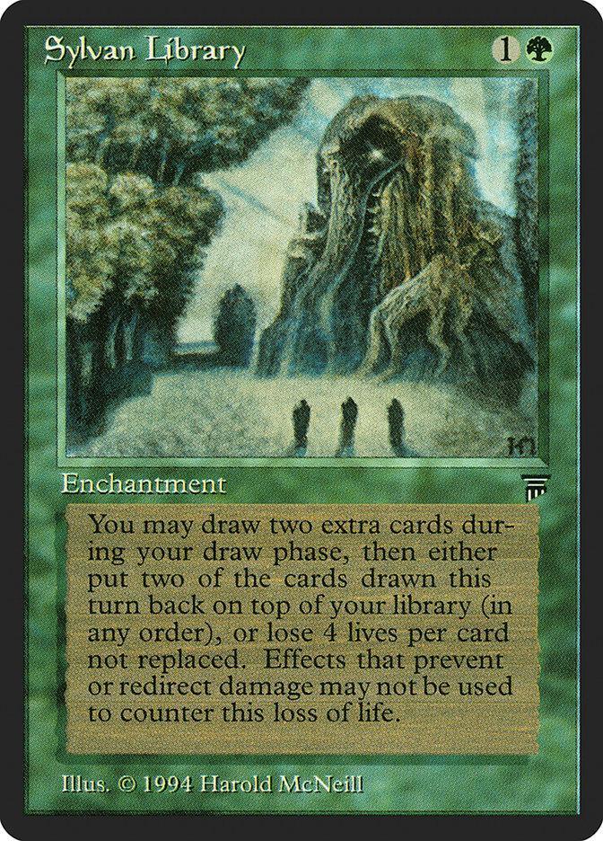 Magic: The Gathering MTG Single Sylvan Library [Legends]