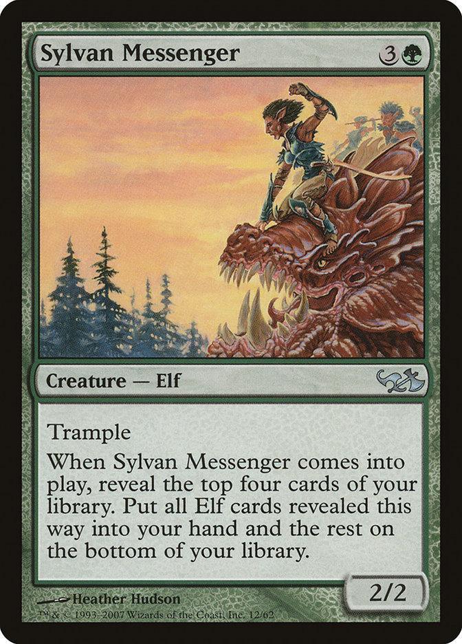 Magic: The Gathering MTG Single Sylvan Messenger [Duel Decks: Elves vs. Goblins]