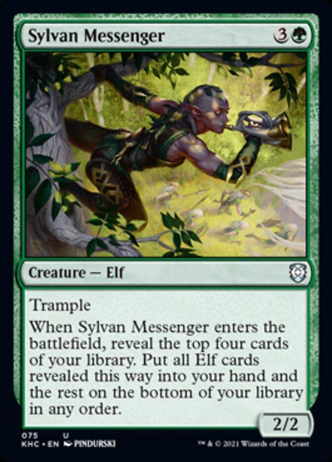 Magic: The Gathering MTG Single Sylvan Messenger [Kaldheim Commander]