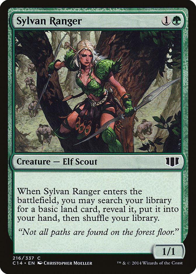 Magic: The Gathering MTG Single Sylvan Ranger [Commander 2014]