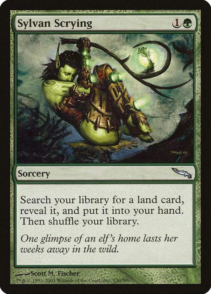 Magic: The Gathering MTG Single Sylvan Scrying [Mirrodin]