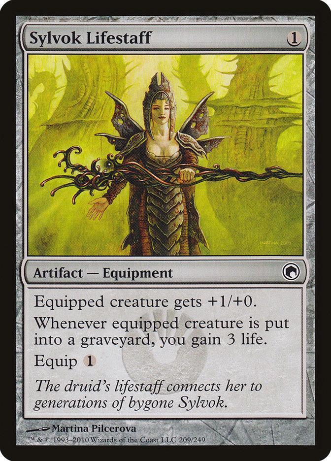 Magic: The Gathering MTG Single Sylvok Lifestaff [Scars of Mirrodin]