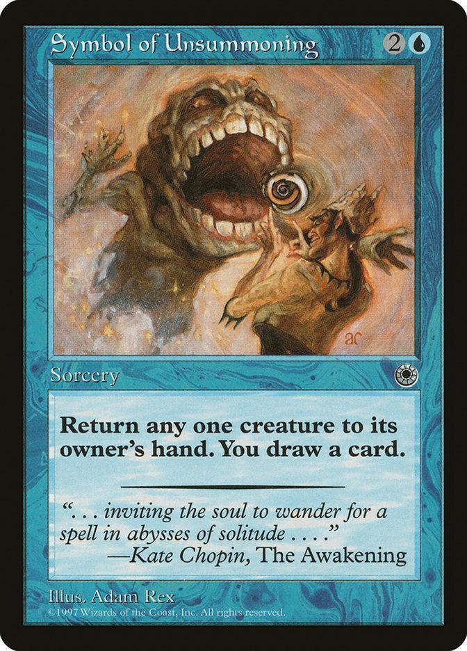 Magic: The Gathering MTG Single Symbol of Unsummoning [Portal]