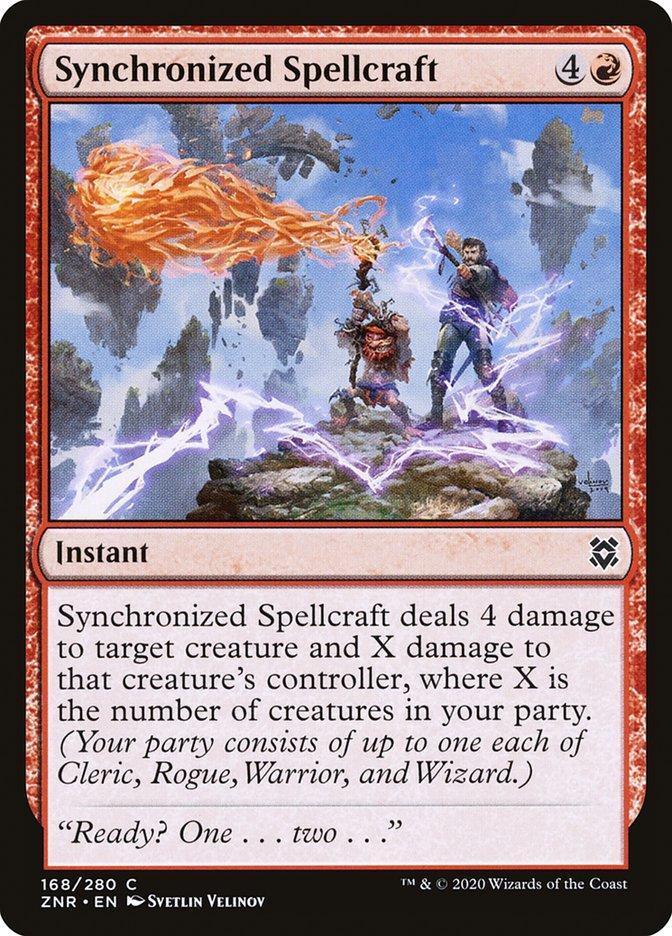 Magic: The Gathering MTG Single Synchronized Spellcraft [Zendikar Rising]