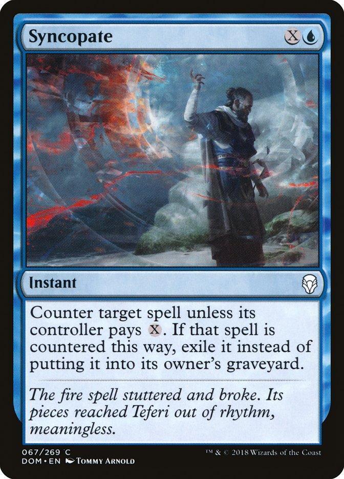Magic: The Gathering MTG Single Syncopate [Dominaria]