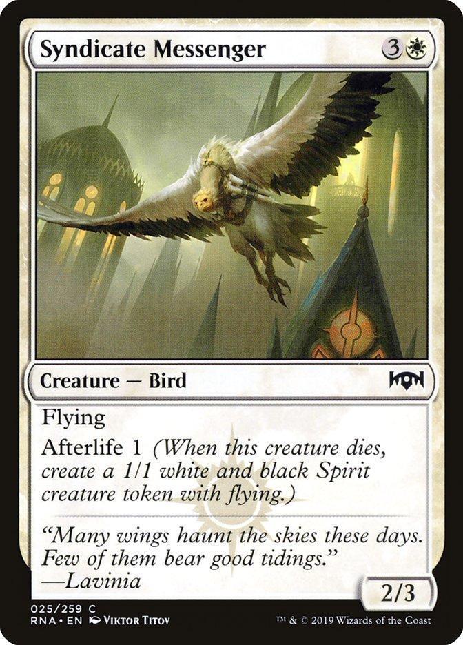 Magic: The Gathering MTG Single Syndicate Messenger [Ravnica Allegiance]