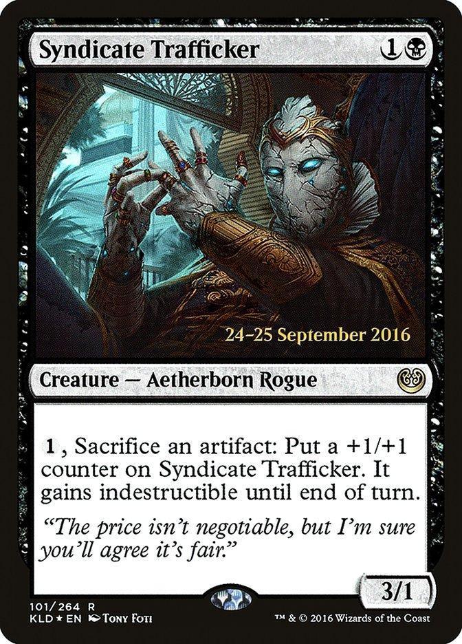 Magic: The Gathering MTG Single Syndicate Trafficker  [Kaladesh Prerelease Promos]