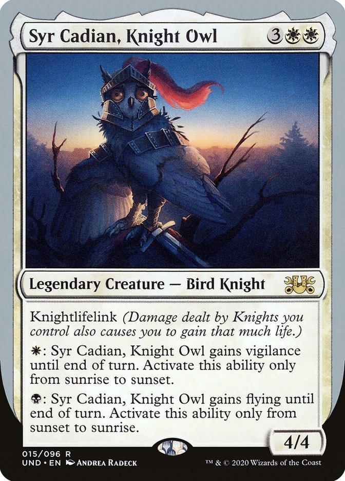 Magic: The Gathering MTG Single Syr Cadian, Knight Owl [Unsanctioned]
