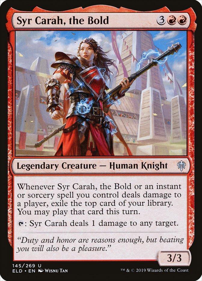 Magic: The Gathering MTG Single Syr Carah, the Bold [Throne of Eldraine]