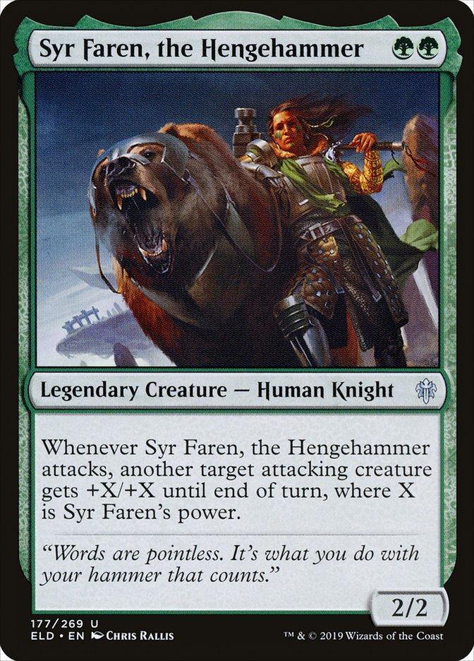 Magic: The Gathering MTG Single Syr Faren, the Hengehammer [Throne of Eldraine]