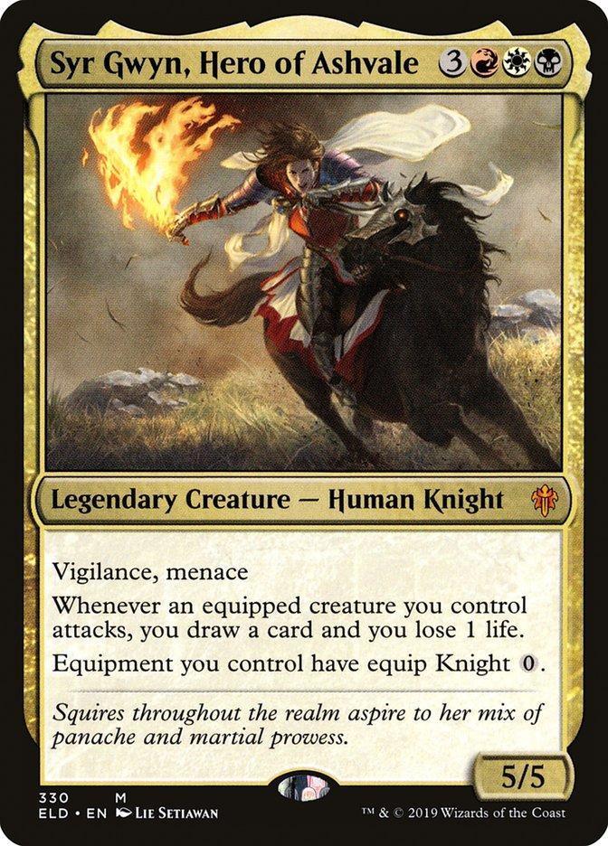 Magic: The Gathering MTG Single Syr Gwyn, Hero of Ashvale [Throne of Eldraine]