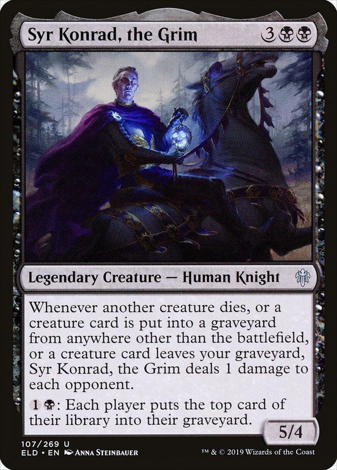 Magic: The Gathering MTG Single Syr Konrad, the Grim [Throne of Eldraine]