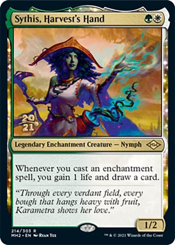 Magic: The Gathering MTG Single Sythis, Harvest's Hand [Modern Horizons 2 Prerelease Promos]