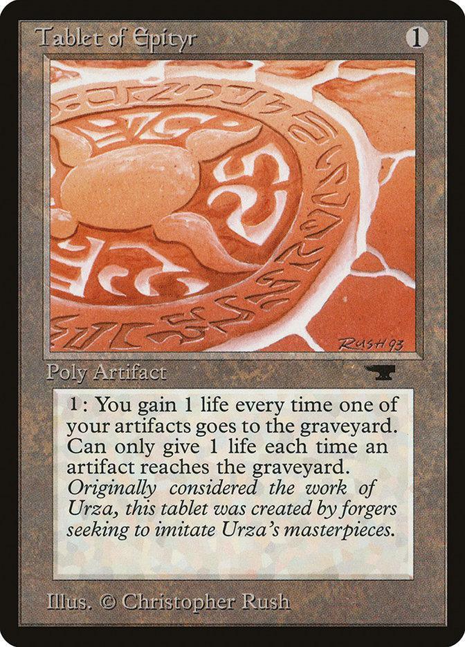 Magic: The Gathering MTG Single Tablet of Epityr [Antiquities]