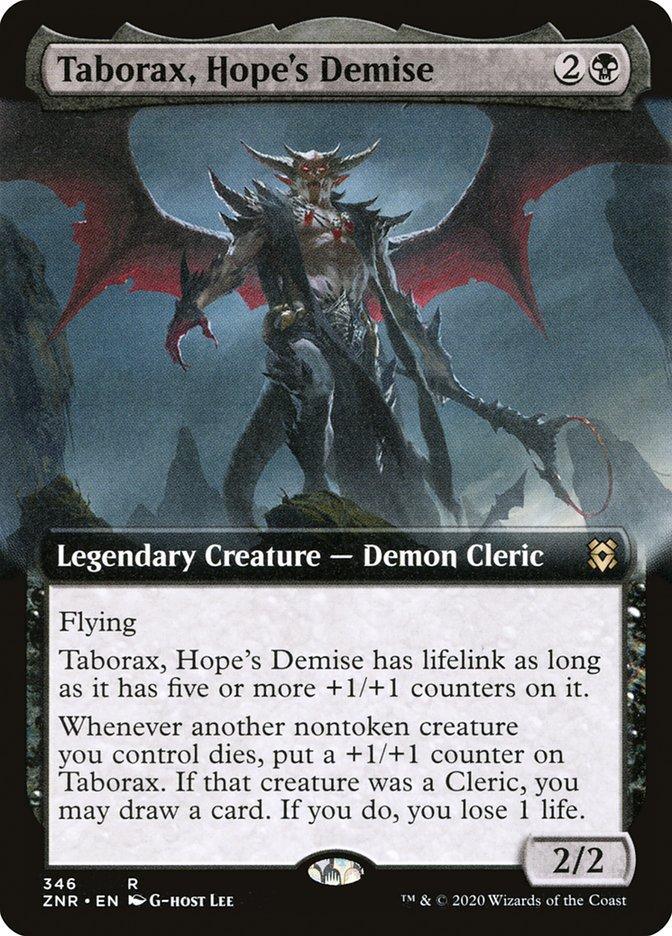 Magic: The Gathering MTG Single Taborax, Hope's Demise (Extended) [Zendikar Rising Extended Art]