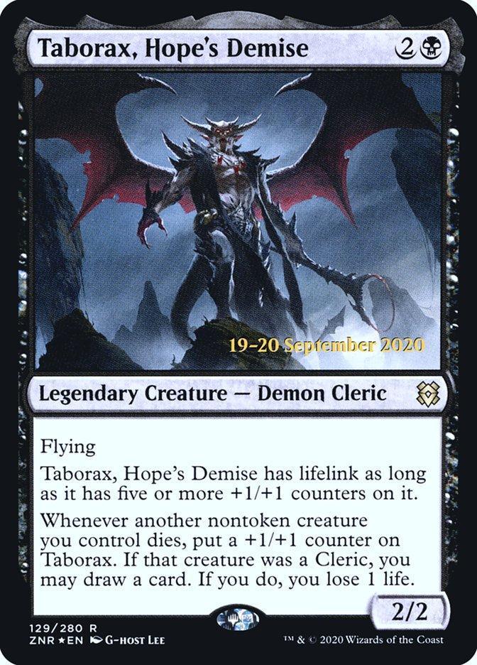 Magic: The Gathering MTG Single Taborax, Hope's Demise [Zendikar Rising Prerelease Promos]