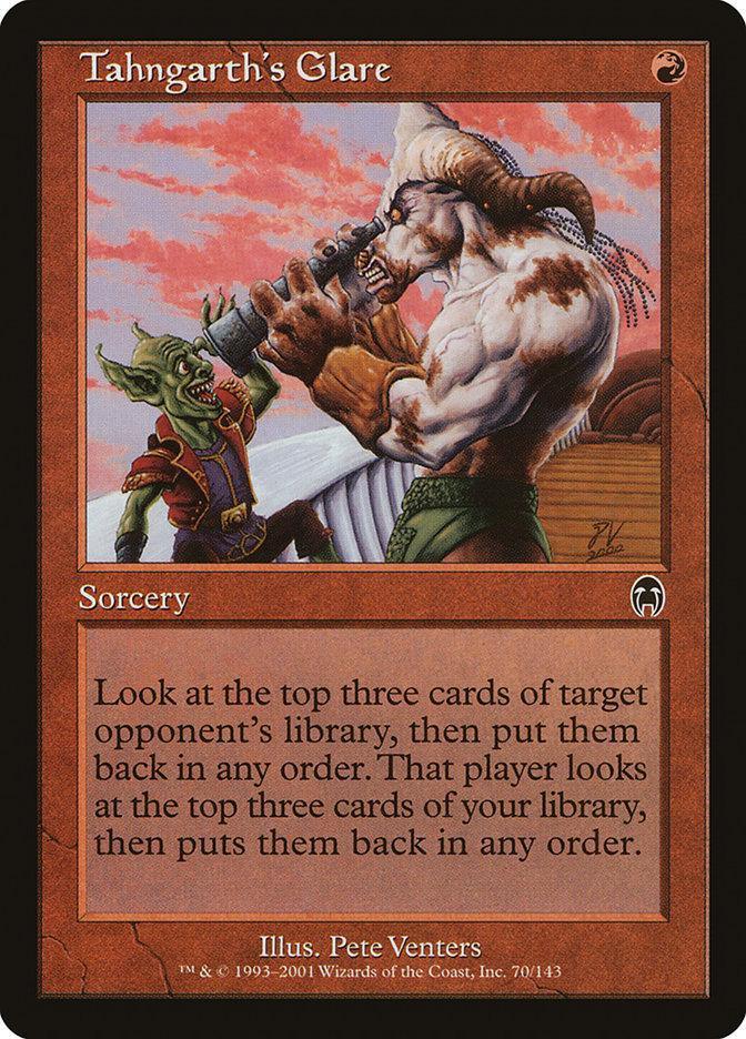 Magic: The Gathering MTG Single Tahngarth's Glare [Apocalypse]