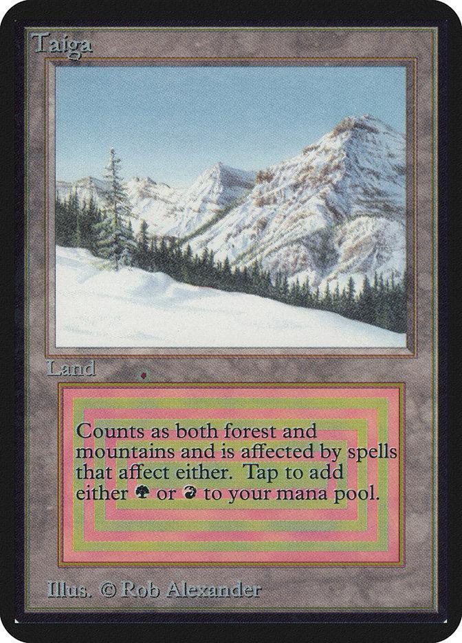 Magic: The Gathering MTG Single Taiga [Limited Edition Alpha]