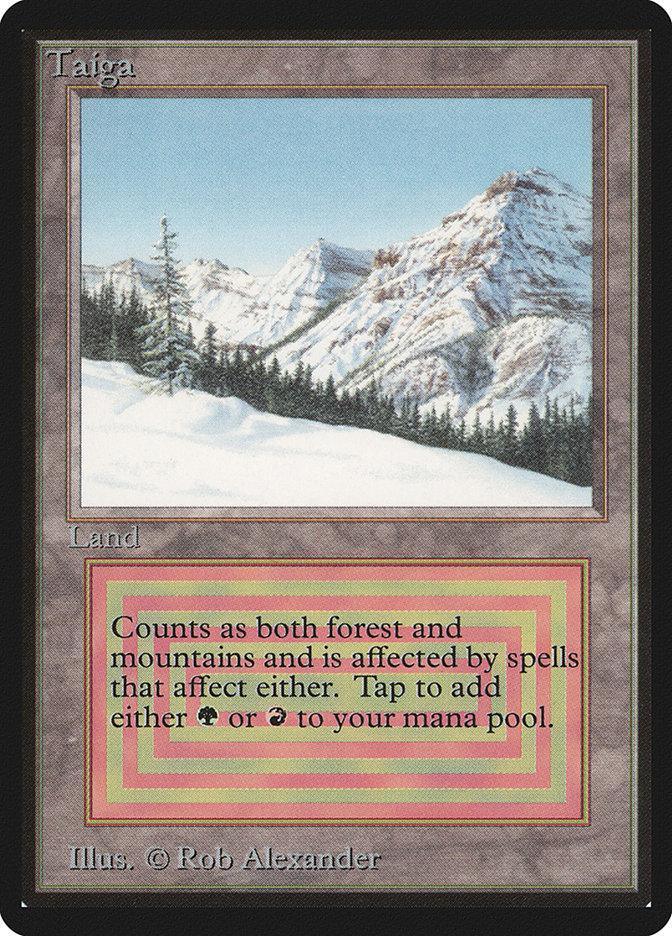 Magic: The Gathering MTG Single Taiga [Limited Edition Beta]
