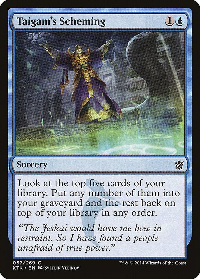 Magic: The Gathering MTG Single Taigam's Scheming [Khans of Tarkir]