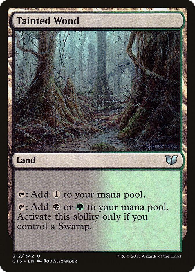 Magic: The Gathering MTG Single Tainted Wood [Commander 2015]