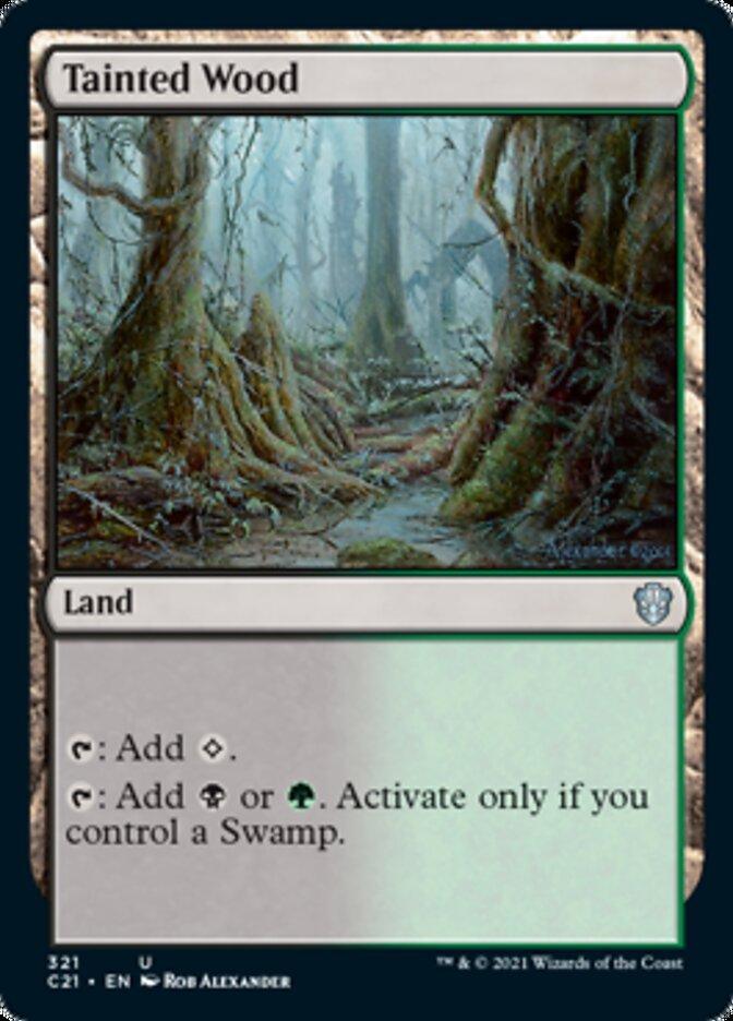 Magic: The Gathering MTG Single Tainted Wood [Commander 2021]