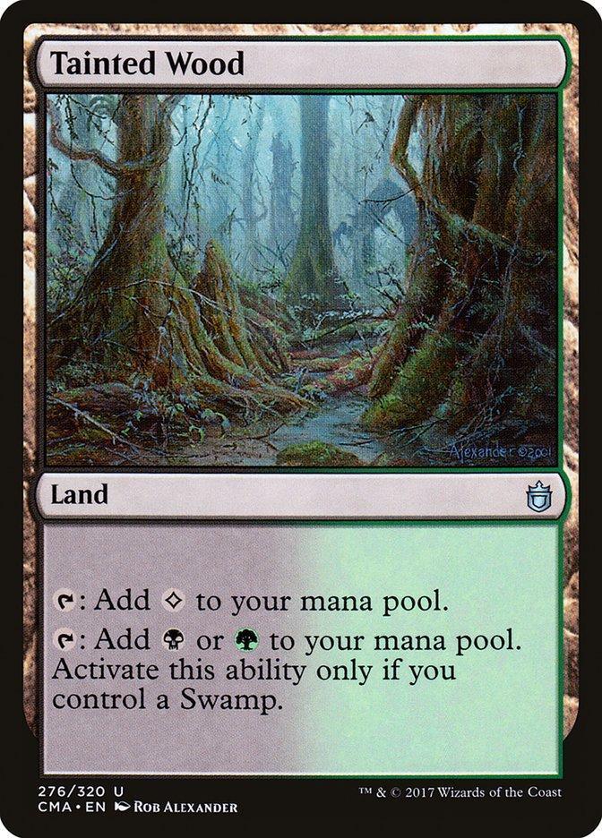 Magic: The Gathering MTG Single Tainted Wood [Commander Anthology]