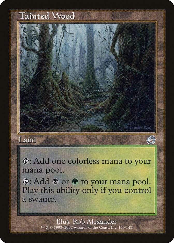 Magic: The Gathering MTG Single Tainted Wood [Torment]