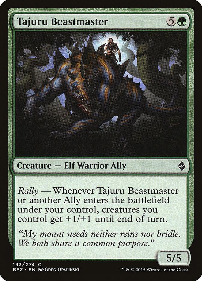 Magic: The Gathering MTG Single Tajuru Beastmaster [Battle for Zendikar]