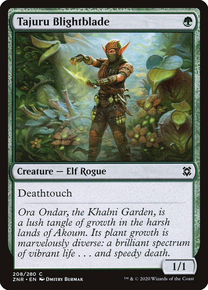 Magic: The Gathering MTG Single Tajuru Blightblade [Zendikar Rising]