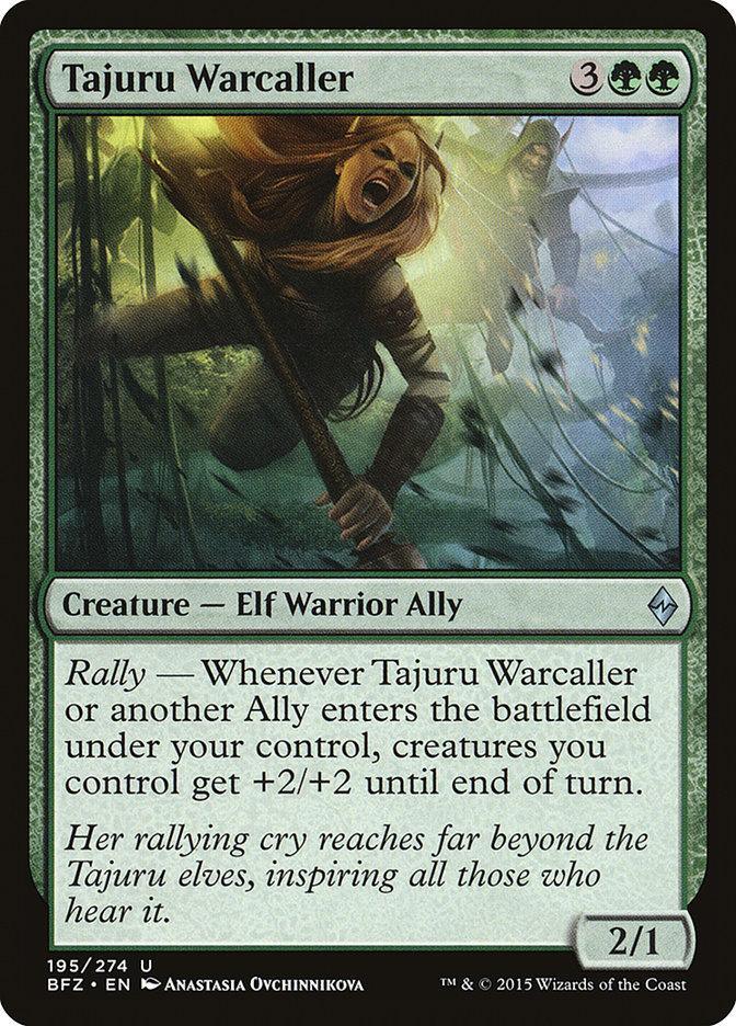 Magic: The Gathering MTG Single Tajuru Warcaller [Battle for Zendikar]