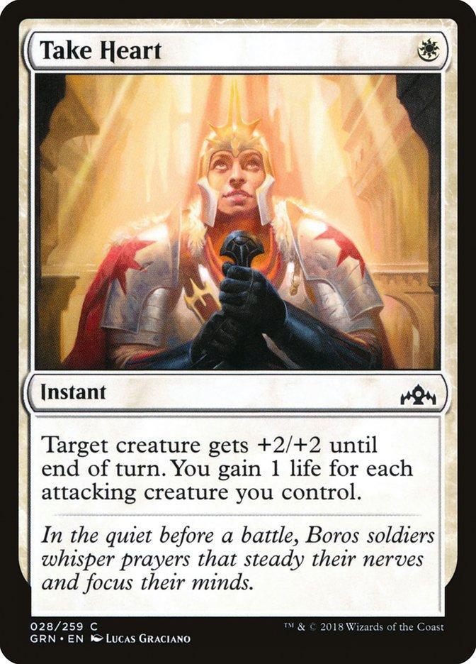 Magic: The Gathering MTG Single Take Heart [Guilds of Ravnica]