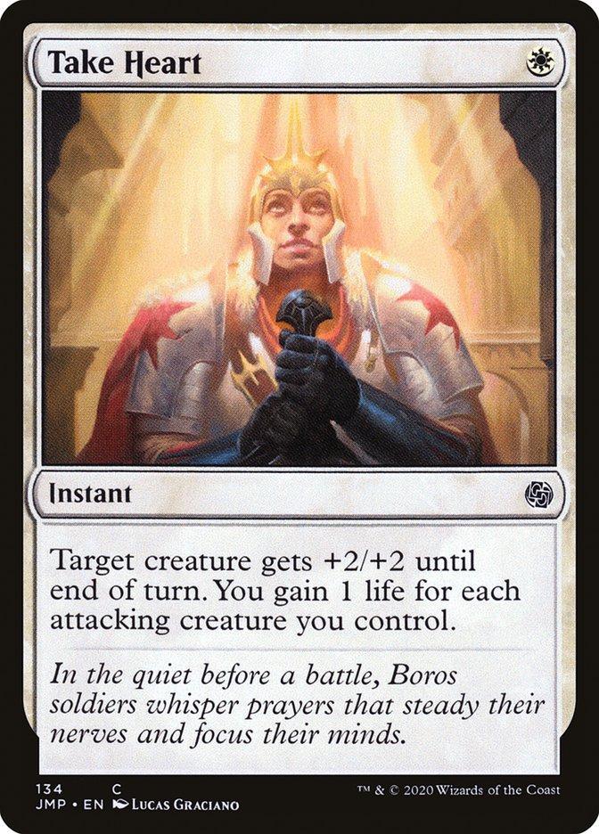 Magic: The Gathering MTG Single Take Heart [Jumpstart]