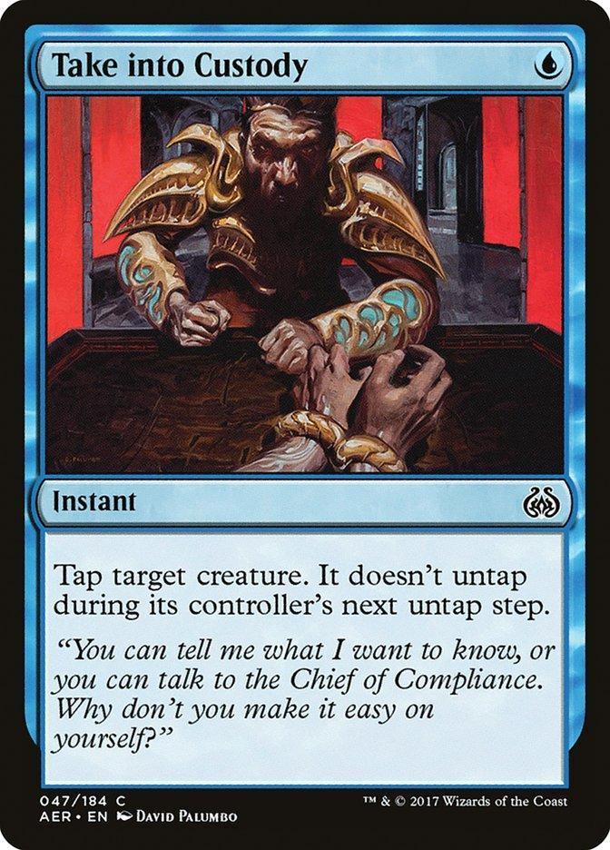 Magic: The Gathering MTG Single Take into Custody [Aether Revolt]