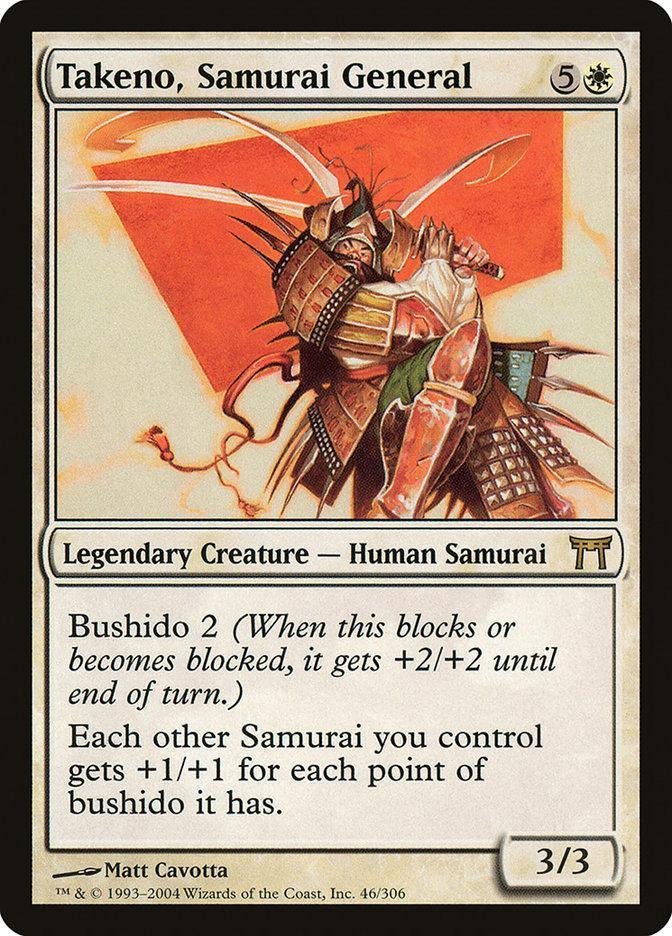 Magic: The Gathering MTG Single Takeno, Samurai General [Champions of Kamigawa]