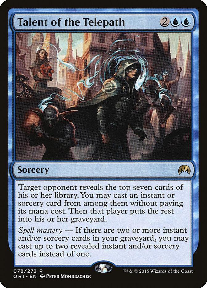 Magic: The Gathering MTG Single Talent of the Telepath [Magic Origins]