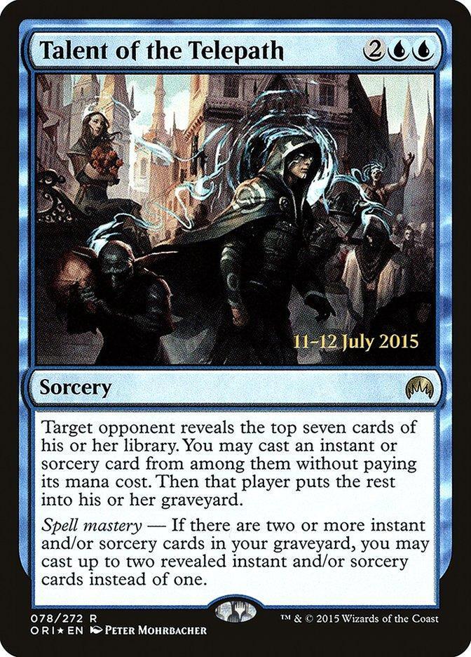 Magic: The Gathering MTG Single Talent of the Telepath [Magic Origins Prerelease Promos]
